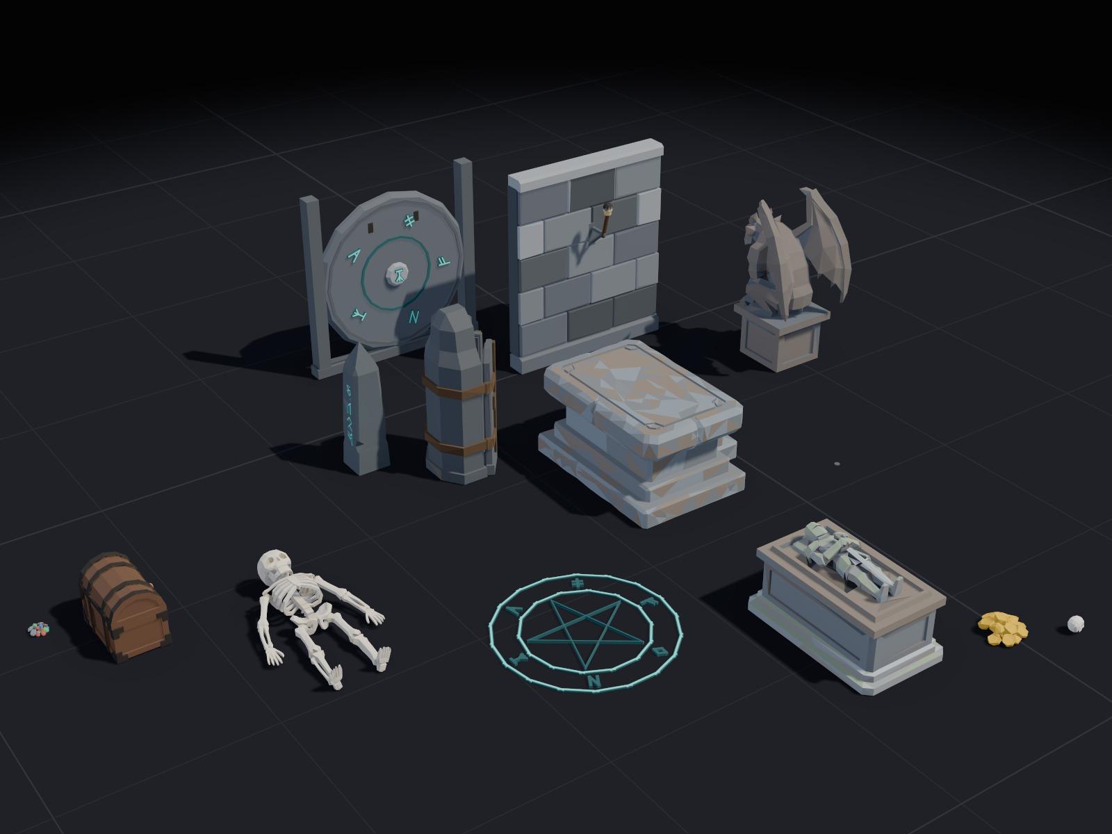 Some of the Dungeon & Ruins models